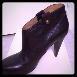 Coach Chocolate Brown Booties, size 8.5